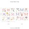 Garden Fairy Temporary Tattoo for Spring Tea Party and Woodland Fairy Wings Baby Shower Girls Birthday Party Supply and Decorations (12 Sheets - 108 Pieces)